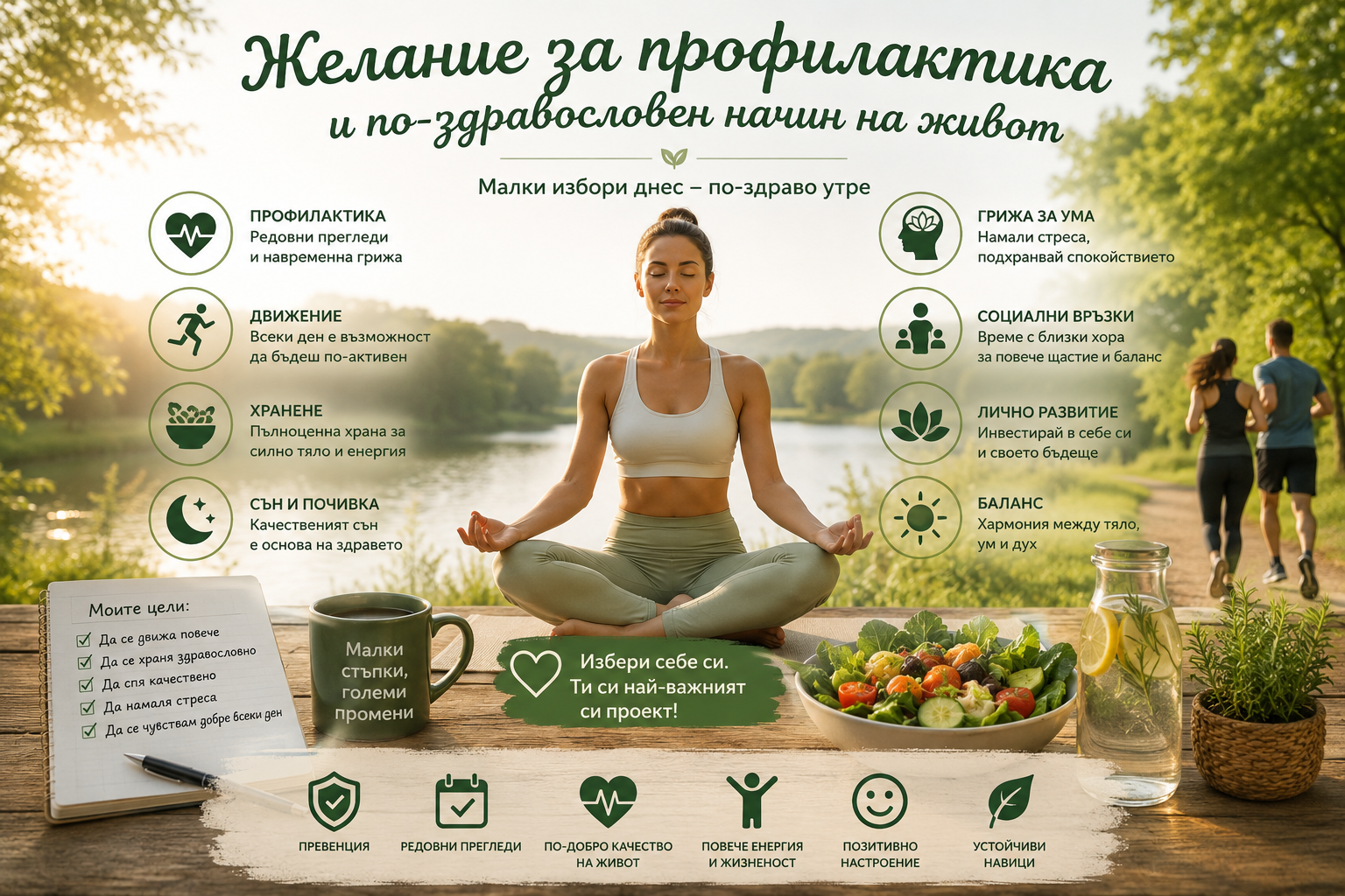 Желание за профилактика и по-здравословен начин на живот
