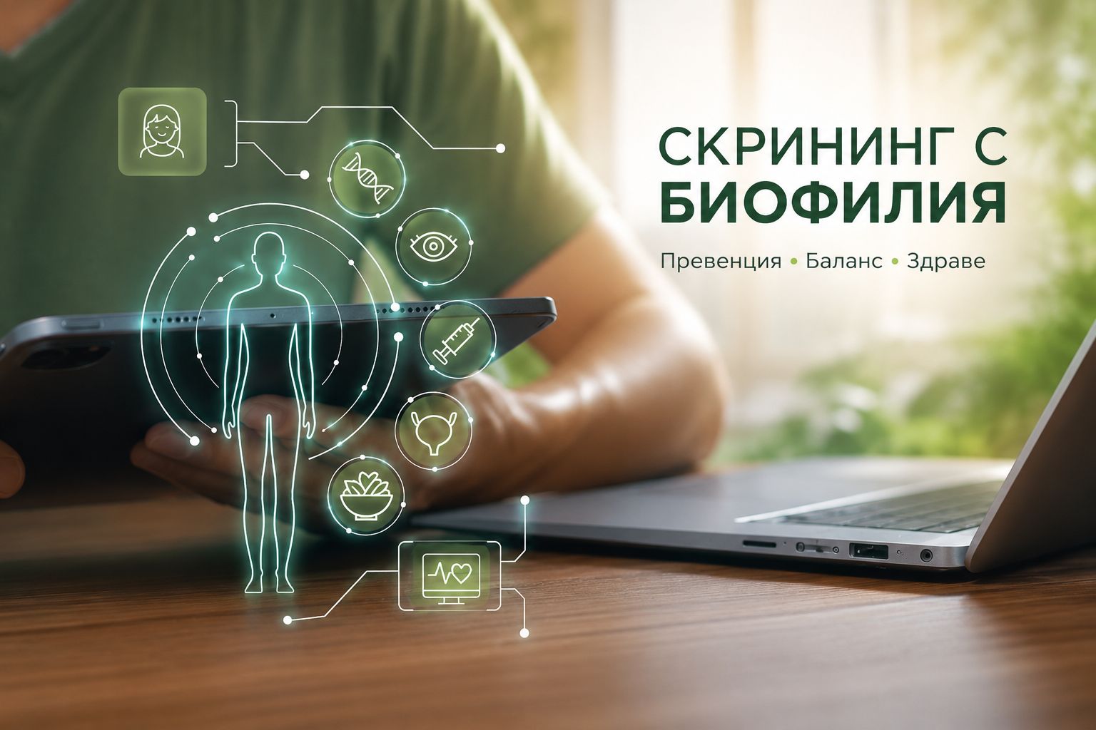 Скрининг с NLS системата Биофилия тракер